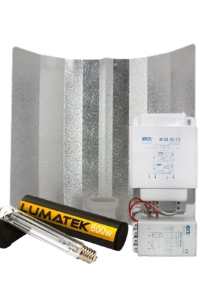 Veilig winkelen - ELT + Hamerslagkap + Lumatek Dual Spectrum 600 Watt ~ Complete Verlichting Set
