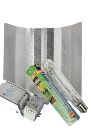 Rechtstreeks van de fabrikant | ELT + Hamerslagkap + Osram Plantastar 400 Watt ~ Complete Verlichting Set