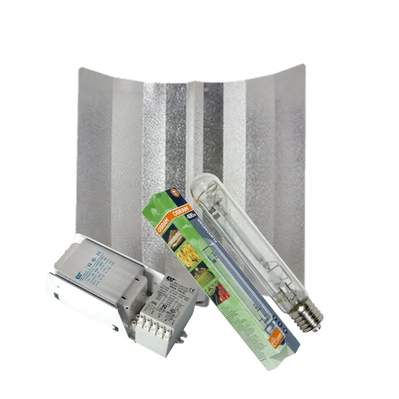 Rechtstreeks van de fabrikant | ELT + Hamerslagkap + Osram Plantastar 400 Watt ~ Complete Verlichting Set