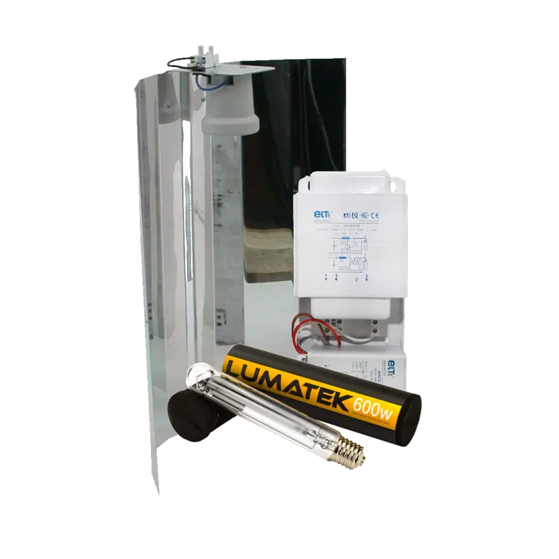 Hoog gewaardeerd - ELT + Spiegelkap + Lumatek Dual Spectrum 600 Watt ~ Complete Verlichting Set