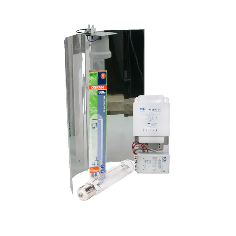Verlaagde prijs - ELT + Spiegelkap + Osram Plantastar 600 Watt ~ Complete Verlichting Set