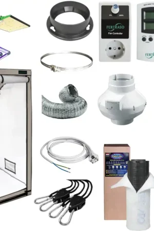 Zojuist toegevoegd | EU Home Grow Box - 80x80x180cm Complete kweektent + LED Kweeklamp
