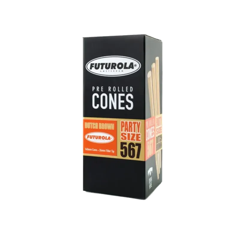 Futurola Dutch Brown pre rolled Party Size 140/26 567 stuks - Goed beoordeeld