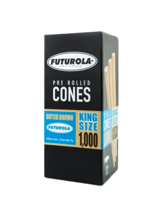 Prijsverlaging - Futurola Dutch Brown pre rolled King Size 109/21 1000 stuks