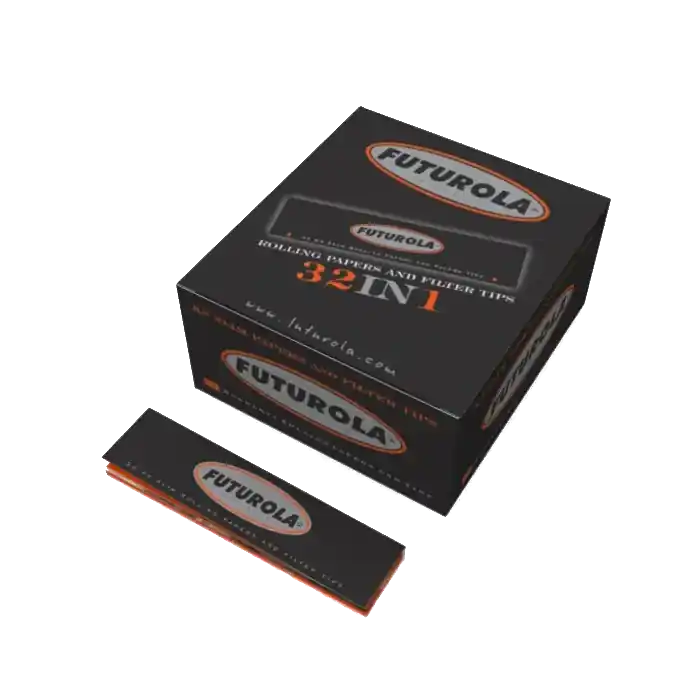 Op voorraad | Futurola King Size Slim Orange 2 in 1 - 26 stuks ~ Vloeitjes + Tipjes