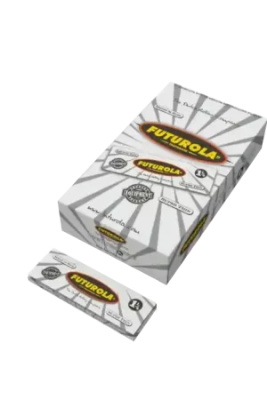 Futurola White Small Papers 1 1/4 - 25 stuks | Snelle levering