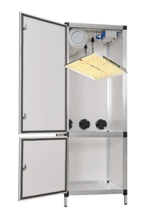 G-tools Bonanza 0.35m2 met Mars Hydro TS1000 LED ~ Complete Kweekkast - Eenvoudig retourneren