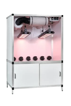 G-tools Bonanza 1m2 met 2x Lucilu Shuttle 6 240 Watt ~ Complete Kweekkast - Speciale aanbieding