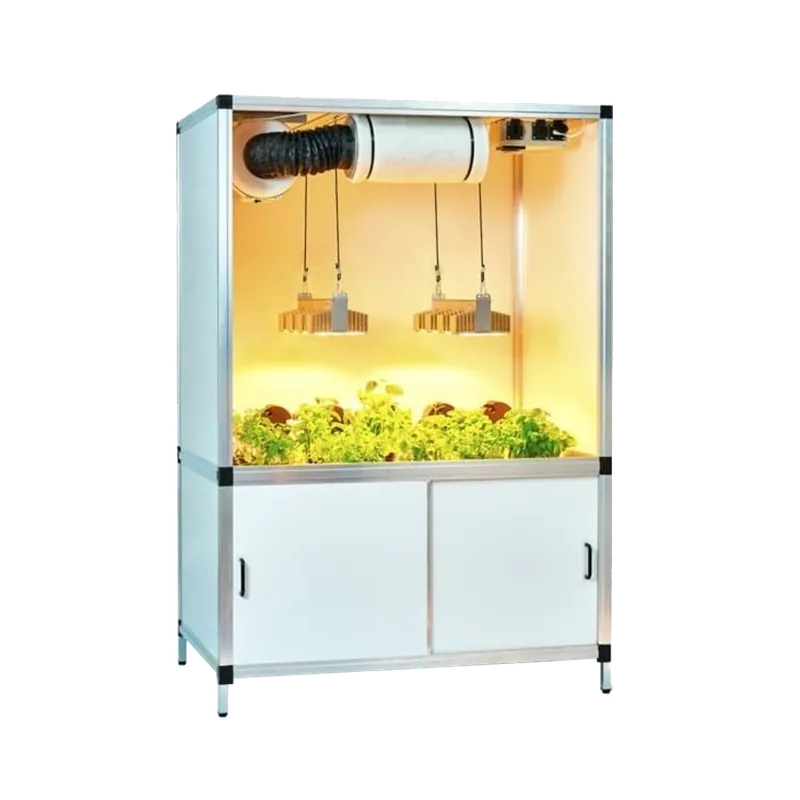 Verlaagde prijs | G-tools Bonanza 1m2 met 2x Sanlight EVO 3-60 190 Watt ~ Complete Kweekkast