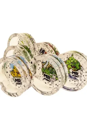 Glass Leafs Ø 8.5cm 6 Stuks - Asbak | Zojuist toegevoegd