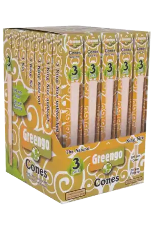 Greengo Cones King Size Ongebleekt - 35 x 3-pack | Bespaar nu