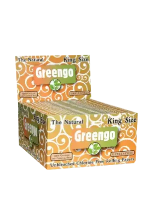 Greengo Unbleached King Size Regular 50 stuks ~ Vloei - Premium