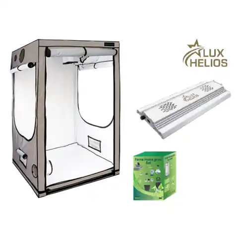 Korting | Home Complete Grow Box - 100x100x200cm + Lux Helios LED 300W