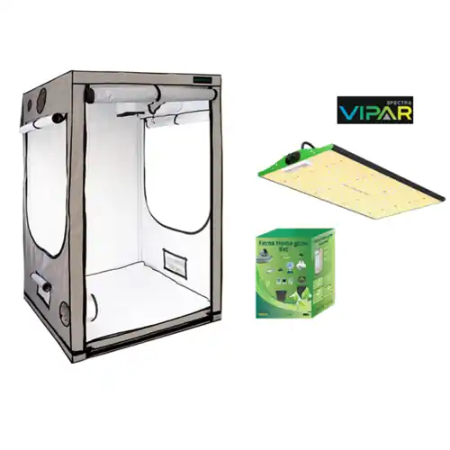 Home Complete Grow Box - 100x100x200cm + Vipar LED 250W + P2000 | Shop nu