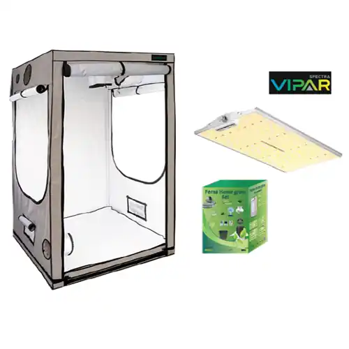 Home Complete Grow Box - 100x100x200cm + Vipar LED 250W + XS2000 Pro - Zeer goed beoordeeld