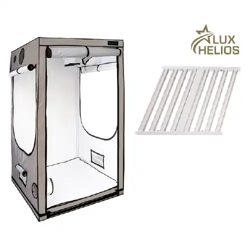 Home Complete Grow Box - 120x120x200cm + Lux Helios LED 1000W - Nieuw binnen
