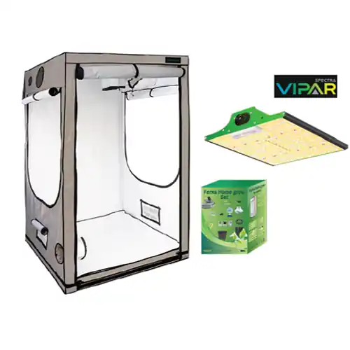 Veel voordeel | Home Complete Grow Box - 120x120x200cm + Vipar LED 100W + P600