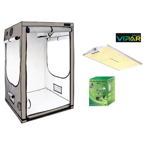 Opruiming | Home Complete Grow Box - 120x120x200cm + Vipar LED 220W + XS2000