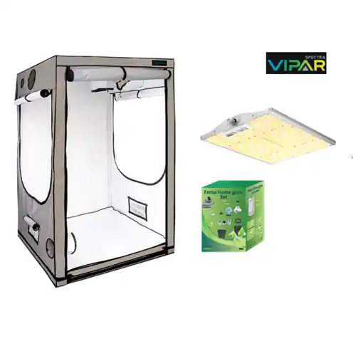 Home Complete Grow Box - 120x120x200cm + Vipar LED 100W + XS1000 | Bestel vandaag