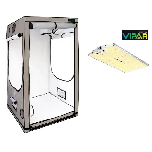 Home Complete Grow Box - 120x120x200cm + Vipar LED 150W + XS1500 | Veel gekozen