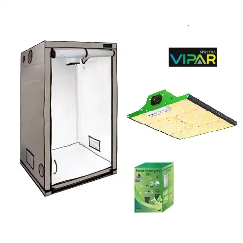 Home Complete Grow Box - 60x60x160cm + Vipar LED 100W + P1000 | Nieuw binnengekomen