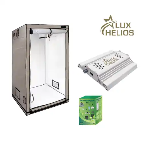 Topdeal - Home Complete Grow Box - 60x60x160cm + Lux Helios LED 100W