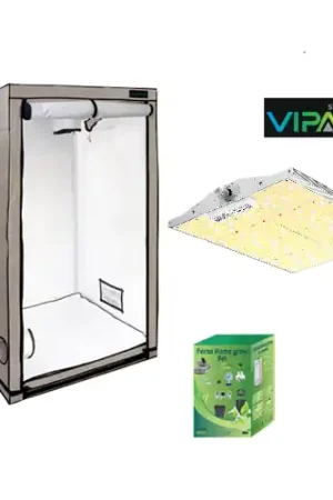 Extra korting - Home Complete Grow Box - 60x60x160cm + Vipar LED 100W + XS1000