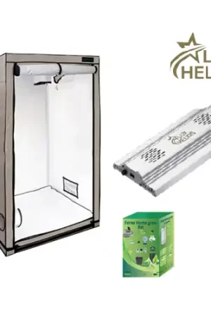 Bijna uitverkocht - Home Complete Grow Box - 80x80x180cm + Lux Helios LED 200W