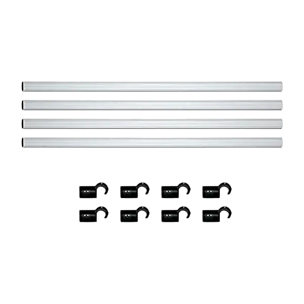 Slechts tijdelijk | HOMEbox Fixture Poles 4 stuks ~ Verstevigings Buizen