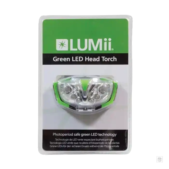 LUMii Green LED Head Torch - Net toegevoegd