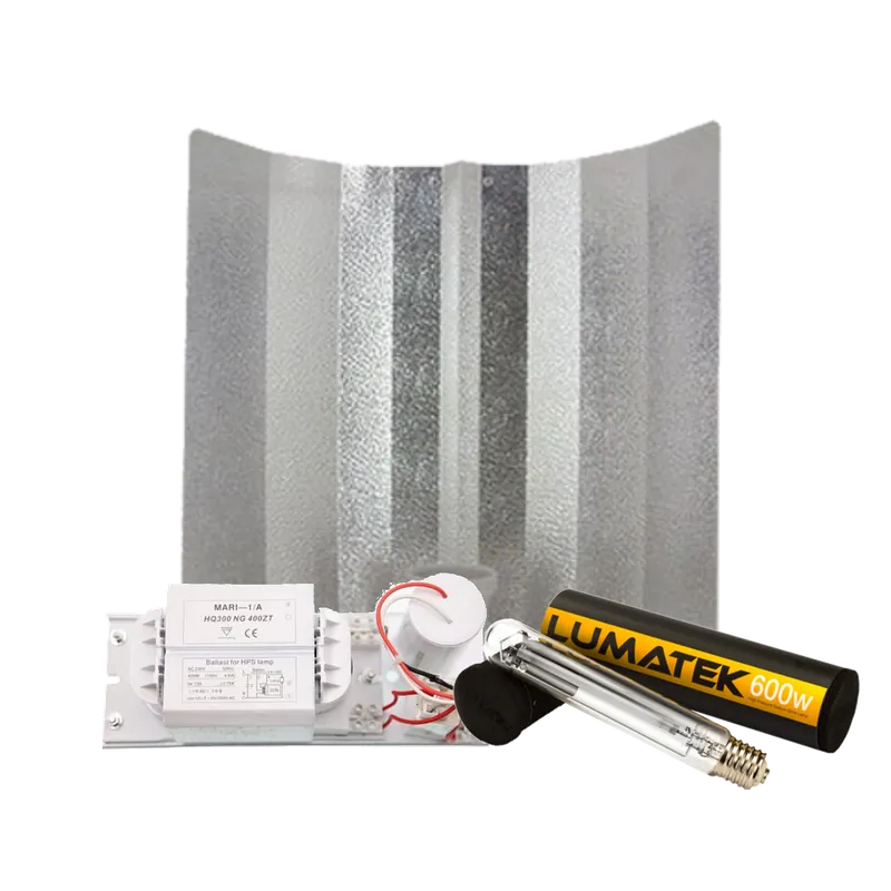 Meest verkocht | Mari + Hamerslagkap + Lumatek Dual Spectrum 600 Watt ~ Complete Verlichting Set