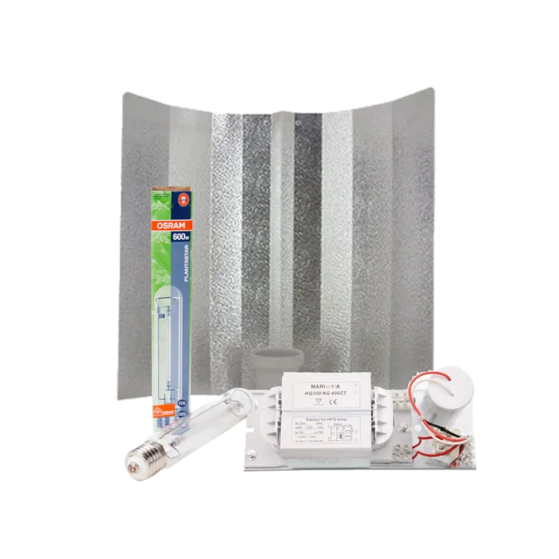 Mari + Hamerslagkap + Osram Plantastar 600 Watt ~ Complete Verlichting Set - Premiumkwaliteit