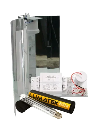 Voordeelprijs | Mari + Spiegelkap + Lumatek Dual Spectrum 600 Watt ~ Complete Verlichting Set