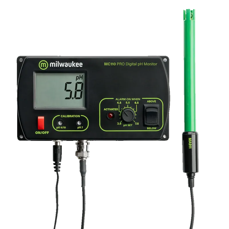 Expreslevering - Milwaukee MC110 PRO - Mid Range pH Monitor