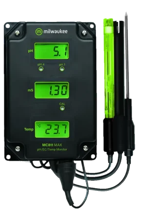 Milwaukee MC811 MAX 3-in-1 - pH / EC / Temperatuur Monitor - Beste prijs