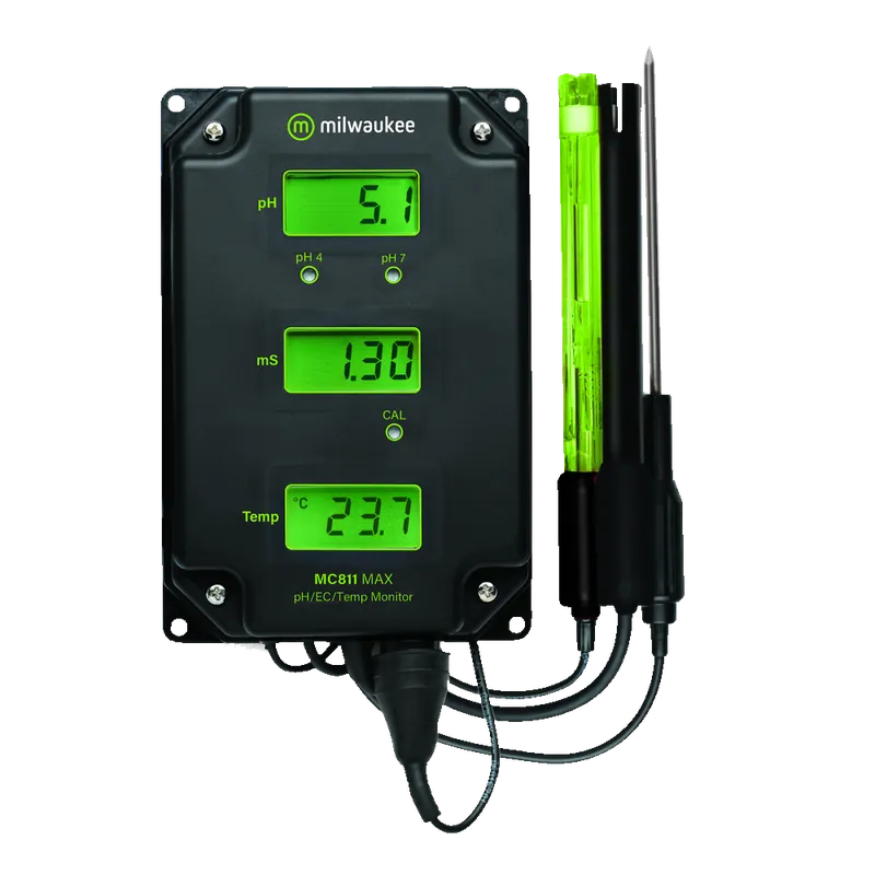 Milwaukee MC811 MAX 3-in-1 - pH / EC / Temperatuur Monitor - Beste prijs