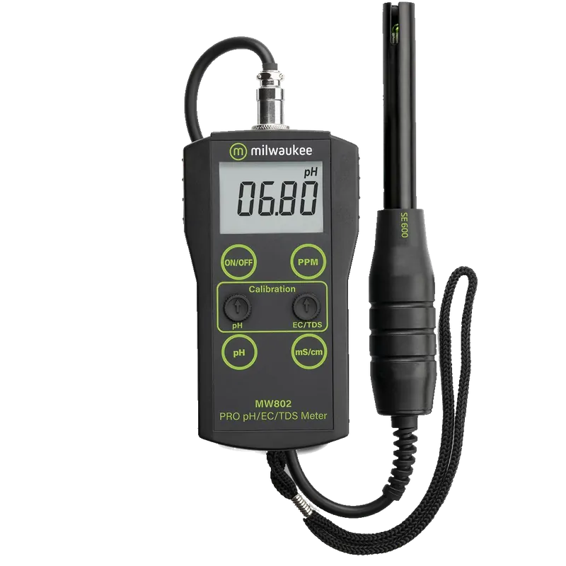 Extra voordeel - Milwaukee MW802 PRO 3-in-1 - pH / EC / TDS Combo meter