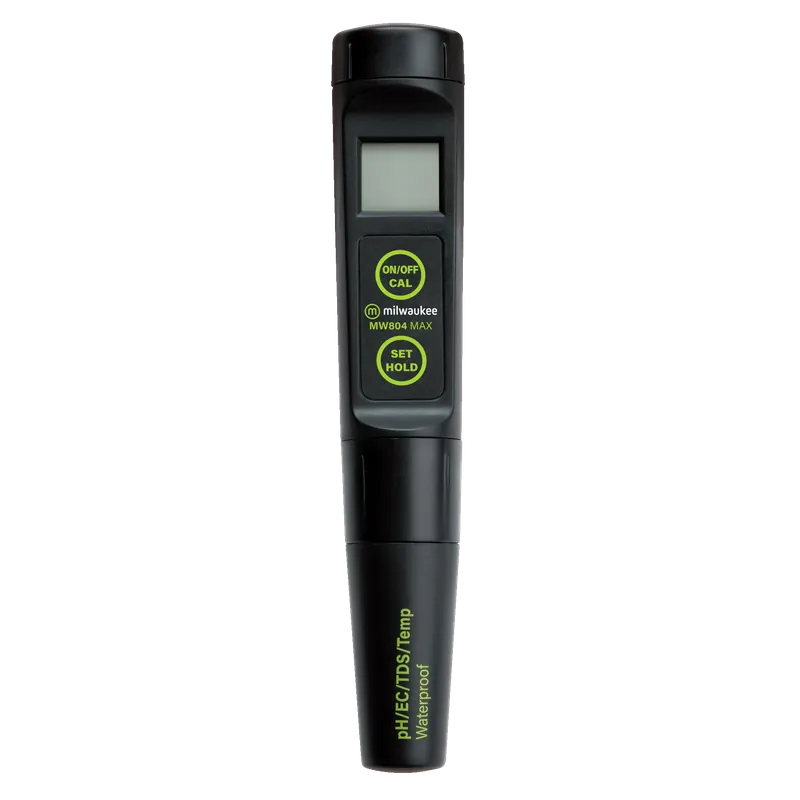 Premiumkwaliteit - Milwaukee MW804 MAX 4-in-1 - pH / EC / TDS / Temp Tester met Vervangbare Sonde