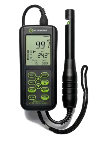 Voeg toe aan winkelwagen - Milwaukee MW806 MAX 4-in-1 - pH / EC / TDS / Temperatuur Combo meter
