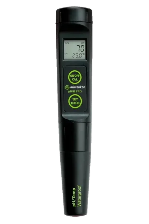 Extra voordeel - Milwaukee pH55 PRO - Waterdichte pH & Temperatuur tester met Vervangbare Sonde