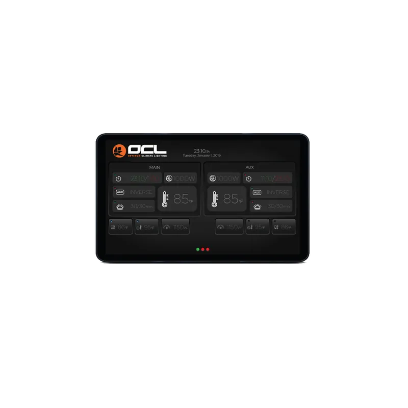 OCL Touchscreen Controller Incl. 2x Temperatuur Sensor & RH-Sensor | Bestelbaar
