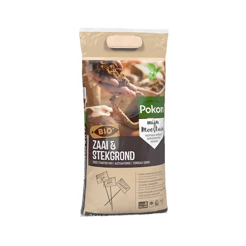 Pokon Bio Zaai & Stekgrond - 10 liter - Meest verkocht
