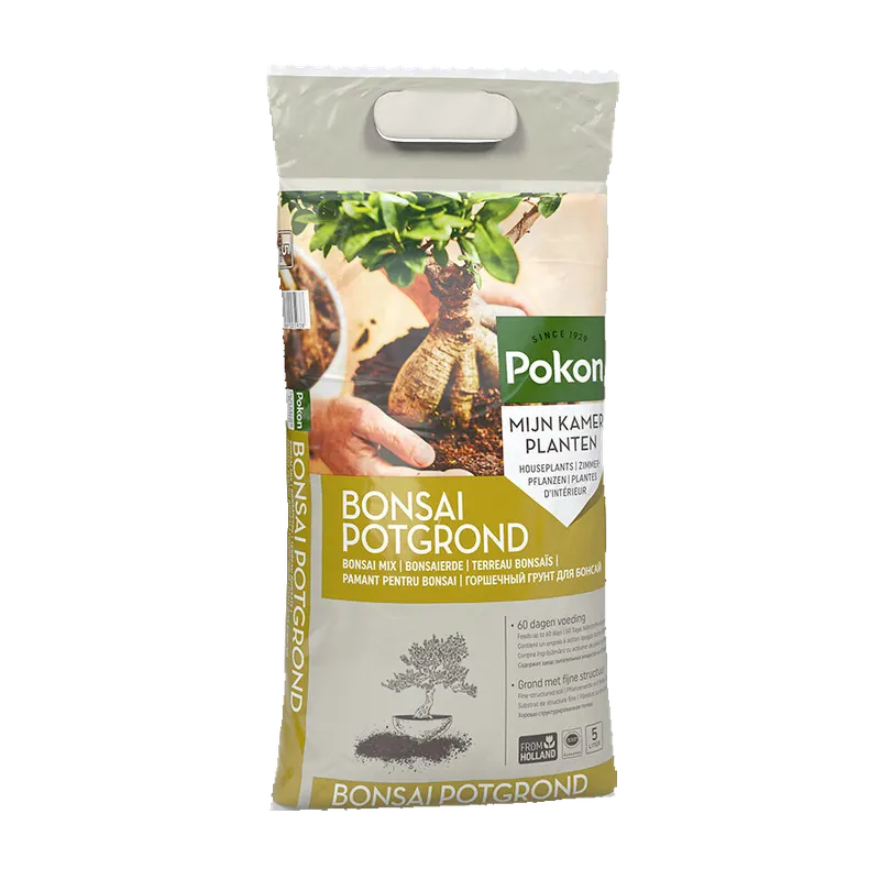 Pokon Bonsai Potgrond - 5 liter - Nieuw in het assortiment