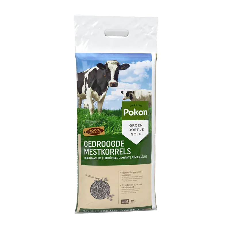Spoedlevering - Pokon Gedroogde Mestkorrels