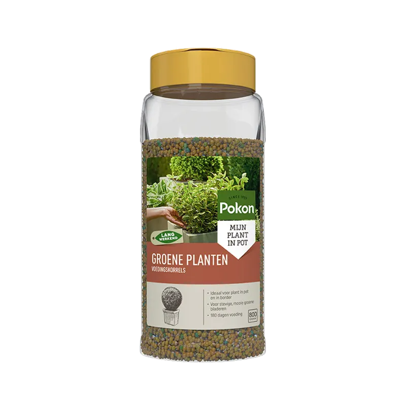 Bestel vandaag | Pokon Groene Planten Voedingskorrels - 800 gram