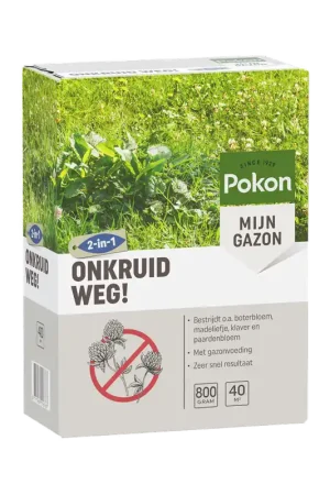 Extra voordeel - Pokon Onkruid Weg! De oplossing voor een onkruidvrij gazon