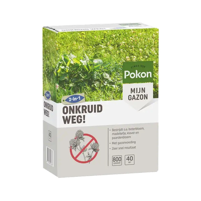 Extra voordeel - Pokon Onkruid Weg! De oplossing voor een onkruidvrij gazon