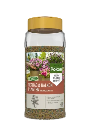Lage prijs - Pokon Terras & Balkon Planten Voedingskorrels - 800g / 1.8kg
