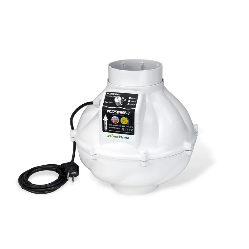 Prima Klima PK125 WHISPERBLOWER - Buisventilator - Vanaf nu beschikbaar