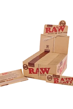 RAW Organic King Size Slim 50 stuks ~ Vloei | Hoge kwaliteit